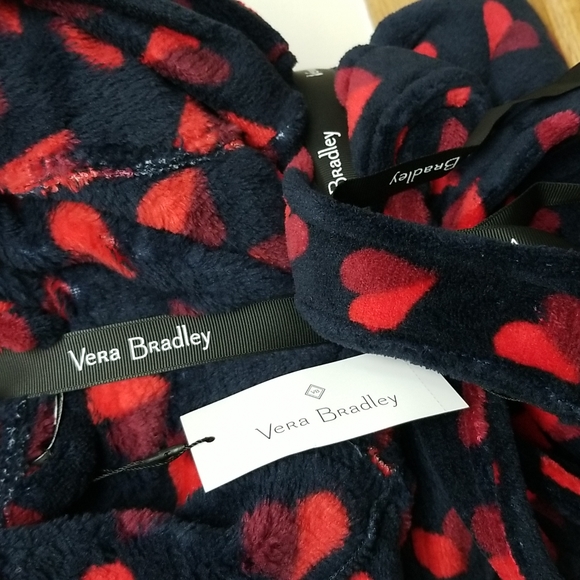VERA BRADLEY SWEETHEART FLEECE ROBE - Picture 4 of 10